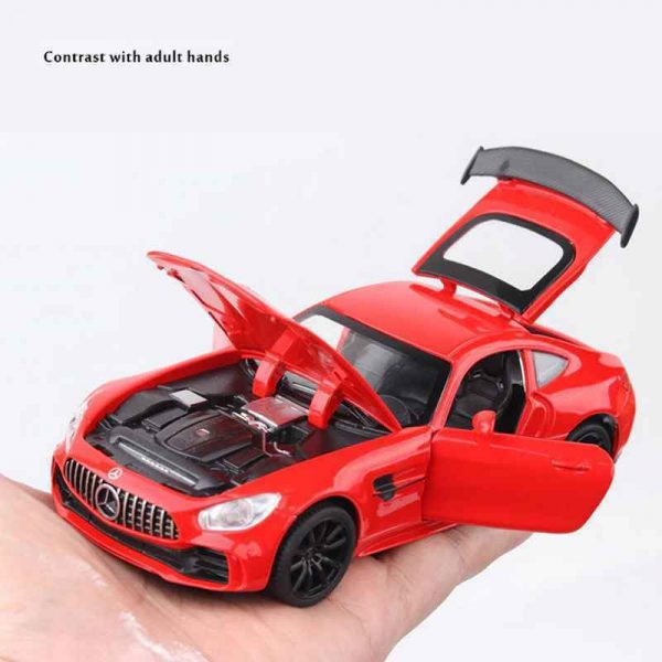 132 Mercedes AMG GTR C190 Diecast Model Cars Pull Back Toy Gifts For Kids 293310070425 10