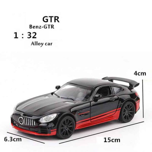 132 Mercedes AMG GTR C190 Diecast Model Cars Pull Back Toy Gifts For Kids 293310070425 2