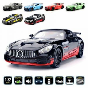 1:32 Mercedes-AMG GTR (C190) Diecast Model Cars Pull Back & Toy Gifts For Kids
