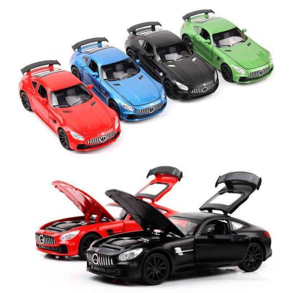 132 Mercedes AMG GTR C190 Diecast Model Cars Pull Back Toy Gifts For Kids 293310070425 6
