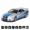 132 Nissan Skyline GT R R34 Diecast Model Car Pull Back Toy Gifts For Kids 294189044765