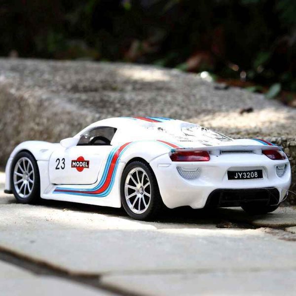 132 Porsche 918 Spyder Martini Racing Diecast Model Car Toy Gifts For Kids 294844238225 2