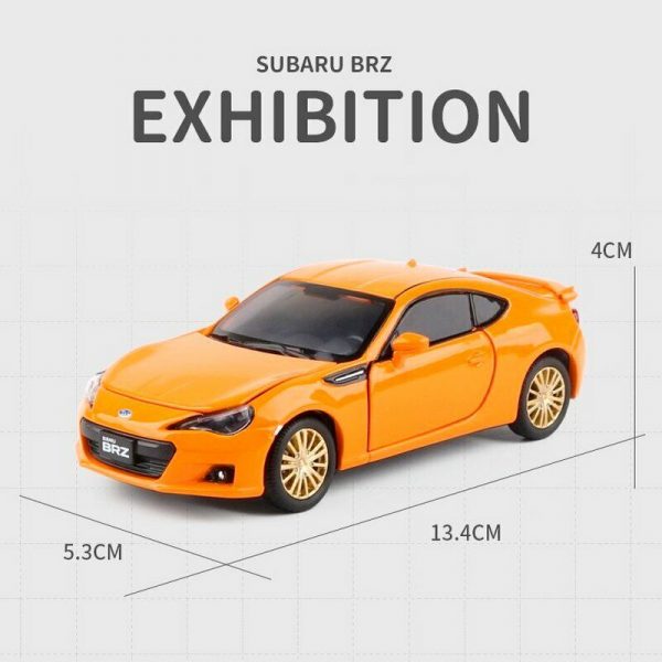 132 Subaru BRZ Diecast Model Cars Pull Back Light Sound Toy Gifts For Kids 294864298135 8