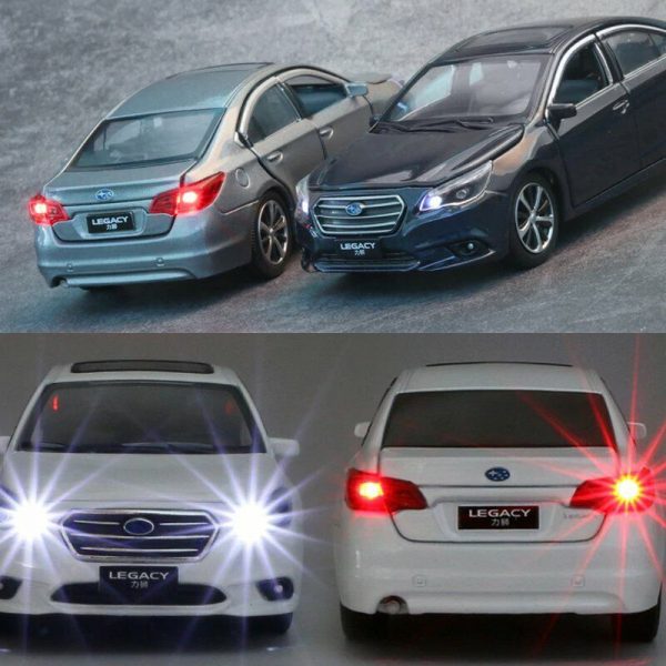 132 Subaru Legacy Diecast Model Car Pull Back Light Sound Toy Gifts For Kids 293605117215 12