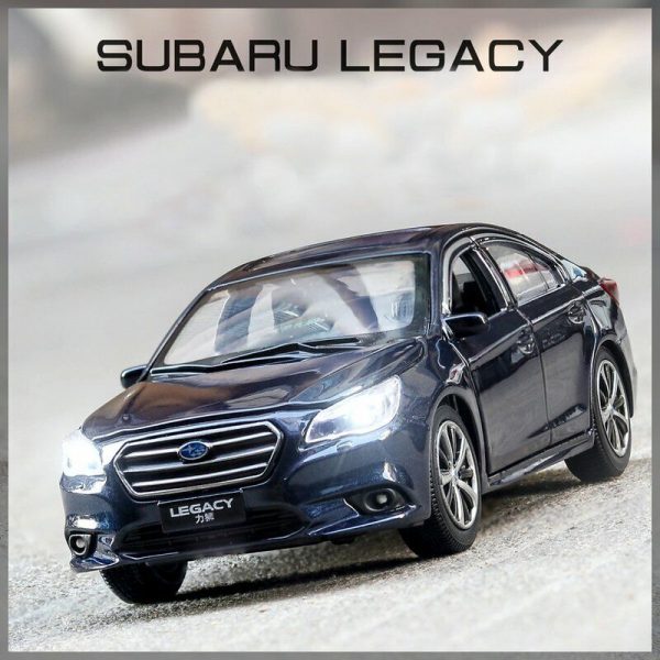 132 Subaru Legacy Diecast Model Car Pull Back Light Sound Toy Gifts For Kids 293605117215 2