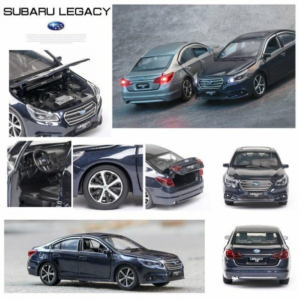 132 Subaru Legacy Diecast Model Car Pull Back Light Sound Toy Gifts For Kids 293605117215 3