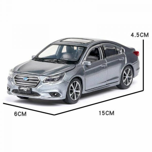 132 Subaru Legacy Diecast Model Car Pull Back Light Sound Toy Gifts For Kids 293605117215 5