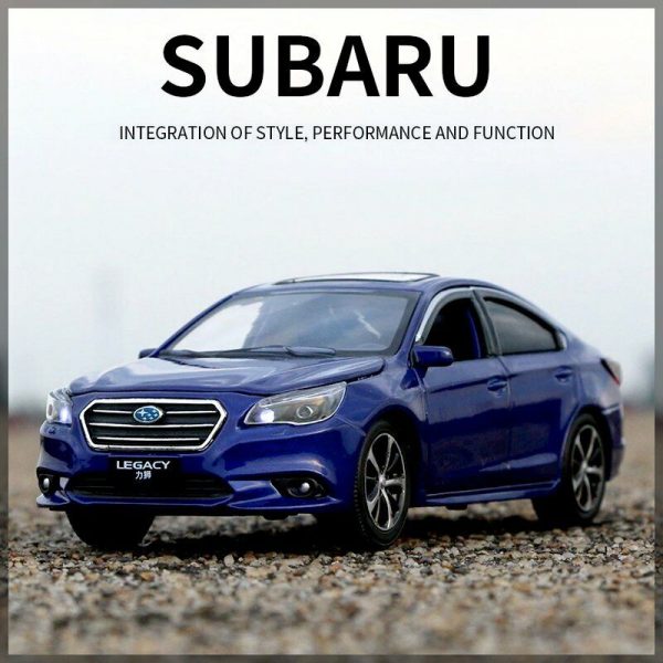 132 Subaru Legacy Diecast Model Car Pull Back Light Sound Toy Gifts For Kids 293605117215 9