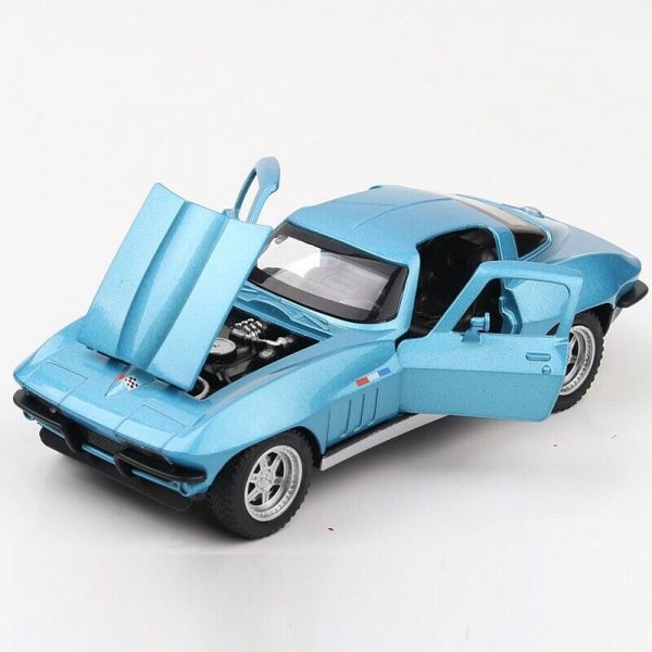 Variation of 132 Chevrolet Corvette C2 1965 Diecast Model Car Pull Back Toy Gifts For Kids 293311631235 11ee