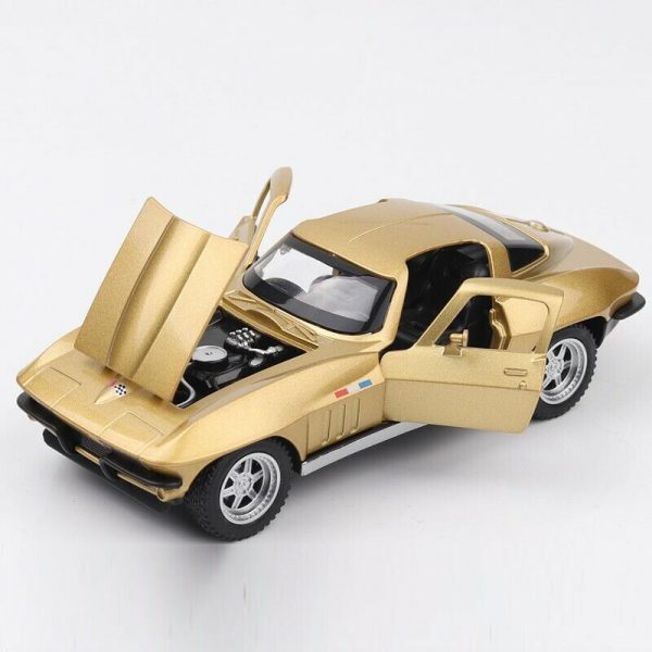 Variation of 132 Chevrolet Corvette C2 1965 Diecast Model Car Pull Back Toy Gifts For Kids 293311631235 6710
