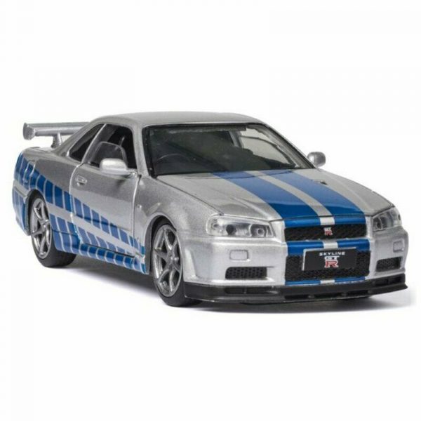 Variation of 132 Nissan Skyline GT R R34 Diecast Model Car Pull Back amp Toy Gifts For Kids 294189044765 76eb
