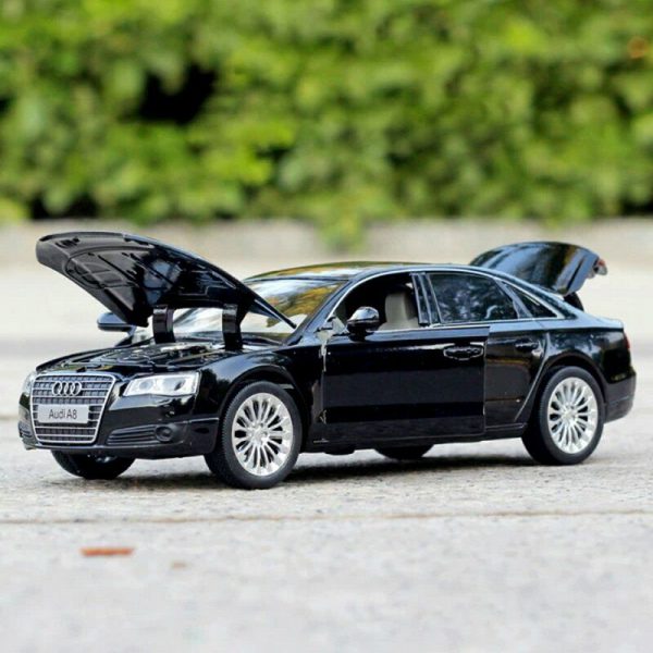 132 Audi A8 Diecast Model Cars Pull Back Light Sound Alloy Toy Gifts For Kids 294868146366 6