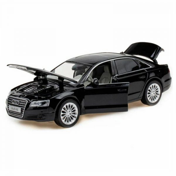 132 Audi A8 Diecast Model Cars Pull Back Light Sound Alloy Toy Gifts For Kids 294868146366 7