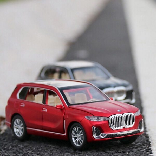 132 BMW X7 SUV Diecast Model Car Pull Back Light Sound Toy Gifts For Kids 293118368966 11