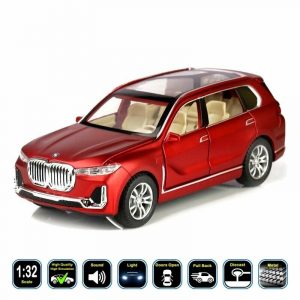 1:32 BMW X7 SUV Diecast Model Car Pull Back Light & Sound Toy Gifts For Kids