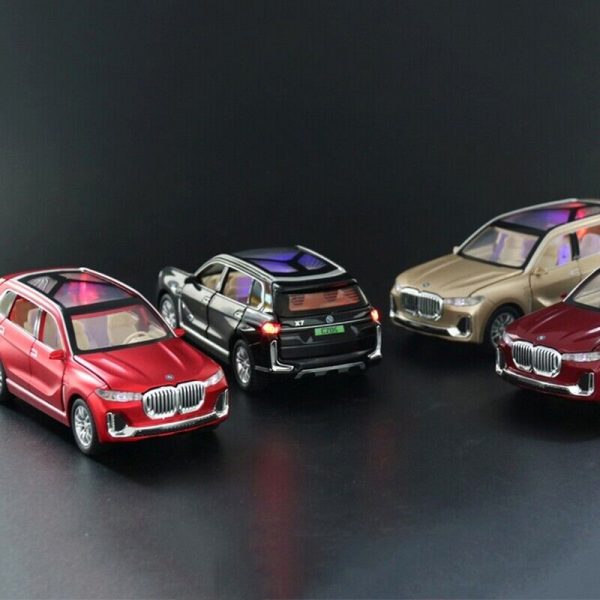 132 BMW X7 SUV Diecast Model Car Pull Back Light Sound Toy Gifts For Kids 293118368966 5