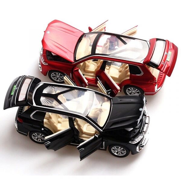 132 BMW X7 SUV Diecast Model Car Pull Back Light Sound Toy Gifts For Kids 293118368966 6