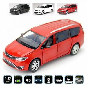1:32 Chrysler Pacifica Diecast Model Cars Pull Back & Light Toy Gifts For Kids