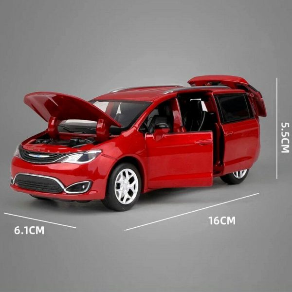 132 Chrysler Pacifica Diecast Model Cars Pull Back Light Toy Gifts For Kids 295004709846 6
