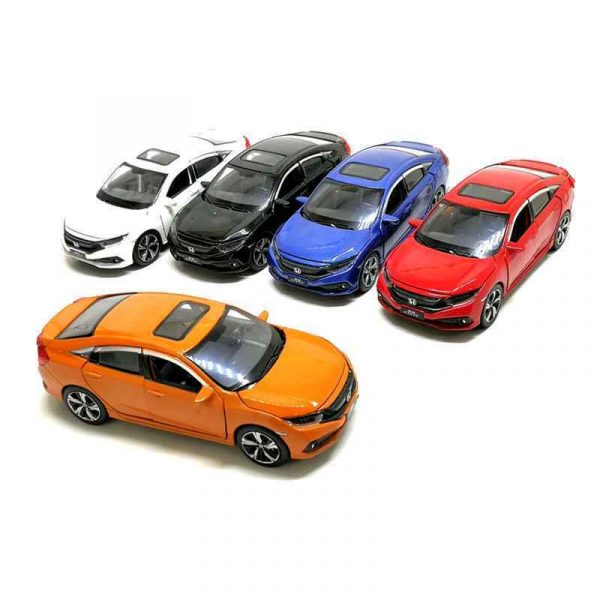 132 Honda Civic Diecast Model Car Pull Back Light Sound Toy Gifts For Kids 294189025476 3