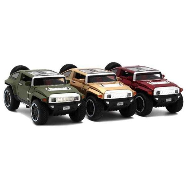 132 Hummer HX Diecast Model Cars Pull Back LightSound Alloy Toy Gifts For Kids 293605136826 2