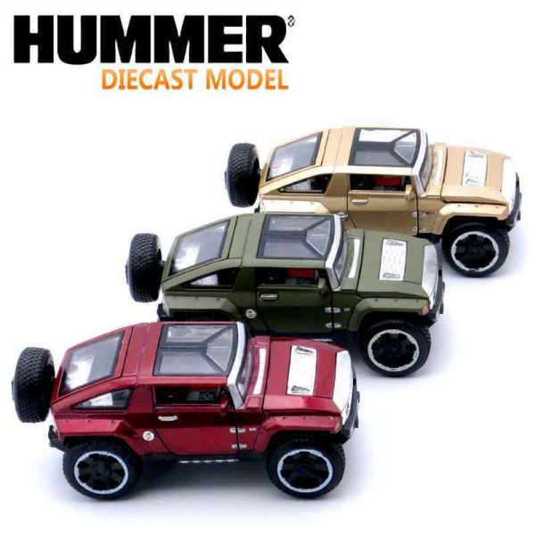 132 Hummer HX Diecast Model Cars Pull Back LightSound Alloy Toy Gifts For Kids 293605136826 3