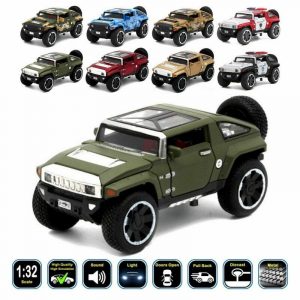 1:32 Hummer HX Diecast Model Cars Pull Back Light&Sound Alloy Toy Gifts For Kids