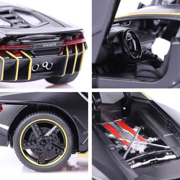 132 Lamborghini Aventador LP770 4 Diecast Model Cars Alloy Toy Gifts For Kids 293311508166 7