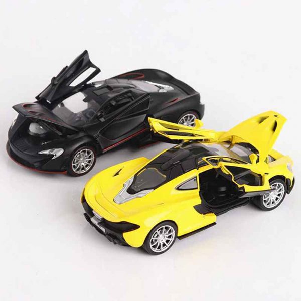 132 McLaren P1 Diecast Model Cars Pull Back Light Sound Toy Gifts For Kids 293369346796 5