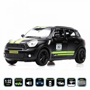 1:32 Mini Cooper Countryman F60 Diecast Model Car Pull Back & Toy Gifts For Kids