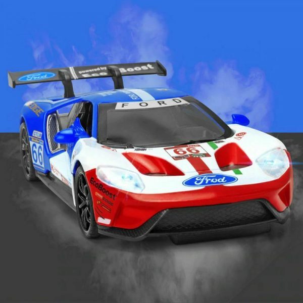 Variation of 132 Ford GT Race Diecast Model Car Pull Back Light amp Sound Toy Gifts For Kids 293605303186 7f13