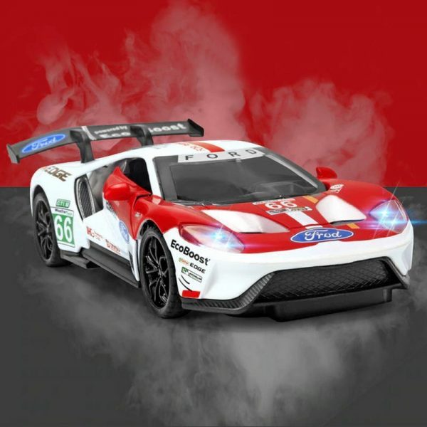 Variation of 132 Ford GT Race Diecast Model Car Pull Back Light amp Sound Toy Gifts For Kids 293605303186 fab9