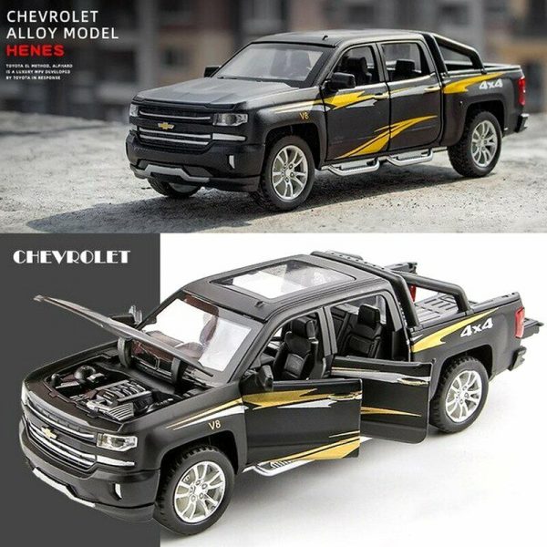 132 Chevrolet Silverado GMC Sierra Diecast Model Cars Toy Gifts For Kids 295004705907 11