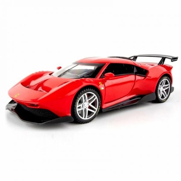132 Ferrari P80C Diecast Model Car Pull Back High Simulation Toy Gift For Kids 295006448357 9