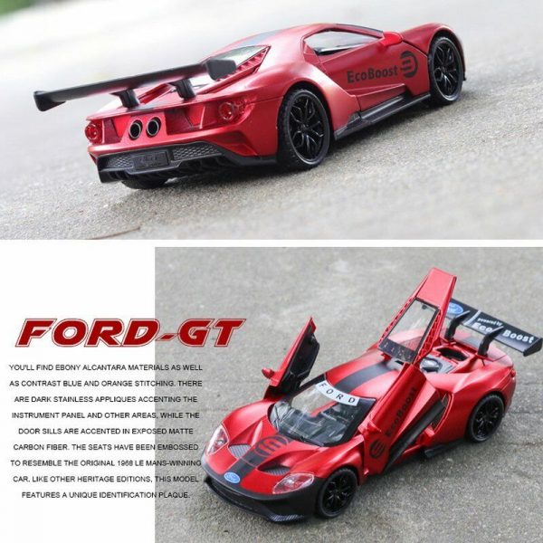 132 Ford GT40 Classic 1964 Diecast Model Cars Pull Back Toy Gifts For Kids 293311589687 5