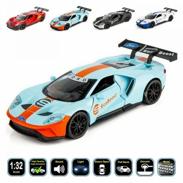 132 Ford GT40 Classic 1964 Diecast Model Cars Pull Back Toy Gifts For Kids 293311589687