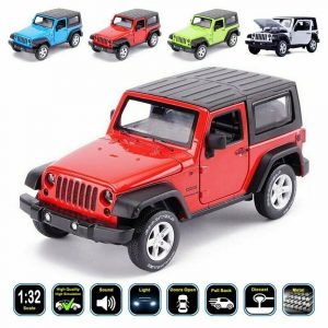 1:32 Jeep Wrangler JK (2 Door) Diecast Model Car Pull Back & Toy Gifts For Kids