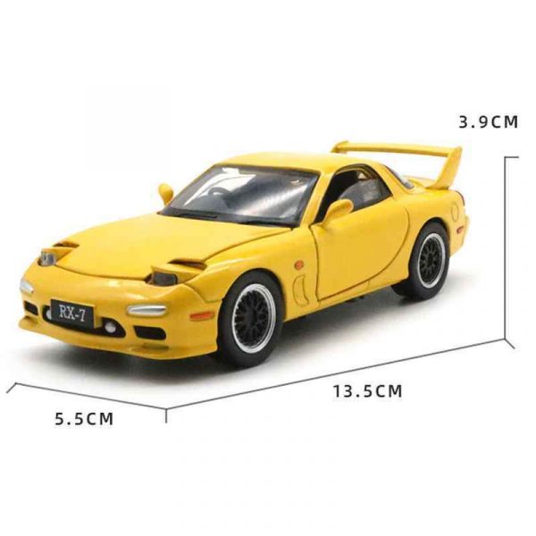 132 Mazda RX 7 FD Diecast Model Car High Simulation Toy Gifts For Kids 293605173157 3