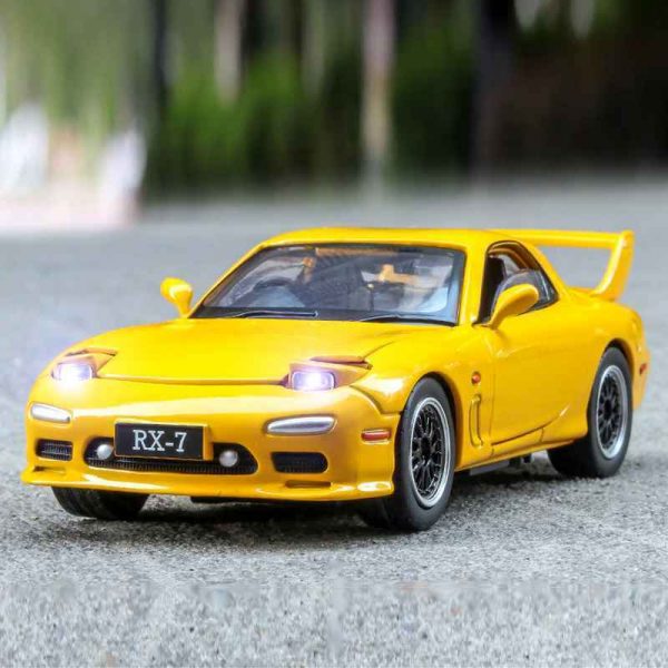 132 Mazda RX 7 FD Diecast Model Car High Simulation Toy Gifts For Kids 293605173157 7