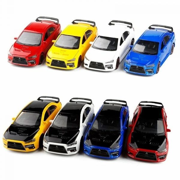 132 Mitsubishi Lancer EVO X 10 Sports RHD Diecast Model Car Gifts For Kids 293605269787 2
