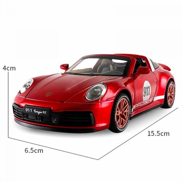 132 Porsche 911 Targa 4S Convertible Diecast Model Cars Toy Gifts For Kids 294864259847 11
