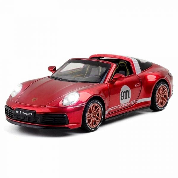 132 Porsche 911 Targa 4S Convertible Diecast Model Cars Toy Gifts For Kids 294864259847 3