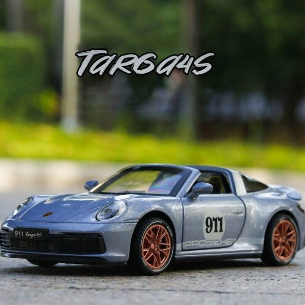 132 Porsche 911 Targa 4S Convertible Diecast Model Cars Toy Gifts For Kids 294864259847 4