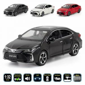 1:32 Toyota Corolla Altis Diecast Model Cars Pull Back Metal Toy Gifts For Kids