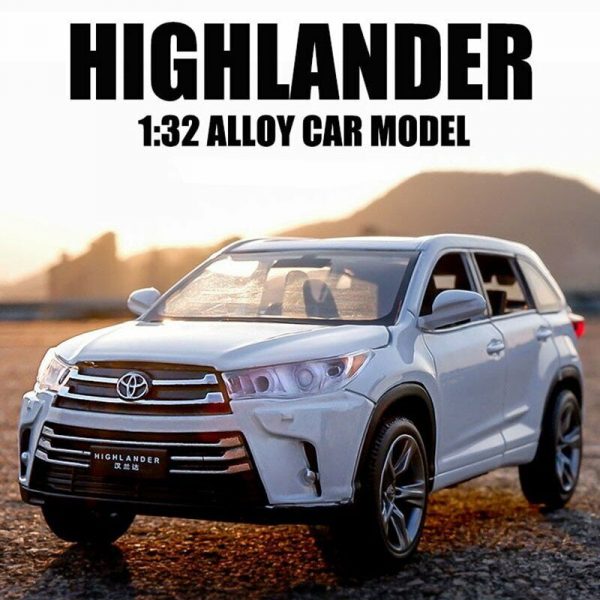 132 Toyota Highlander XU50 LE Diecast Model Cars Pull Back Toy Gifts For Kids 294189049977 4