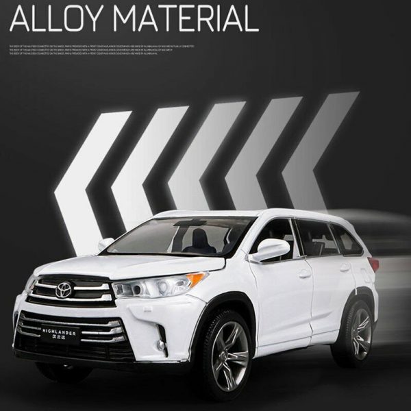 132 Toyota Highlander XU50 LE Diecast Model Cars Pull Back Toy Gifts For Kids 294189049977 8