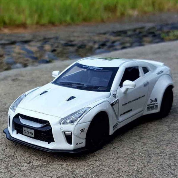 Variation of 132 Nissan GTR R35 Diecast Model Car Pull Back LightampSound Toy Gifts For Kids 294189044007 ad2e