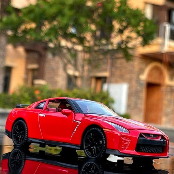 Variation of 132 Nissan GTR R35 Diecast Model Car Pull Back LightampSound Toy Gifts For Kids 294189044007 c82a