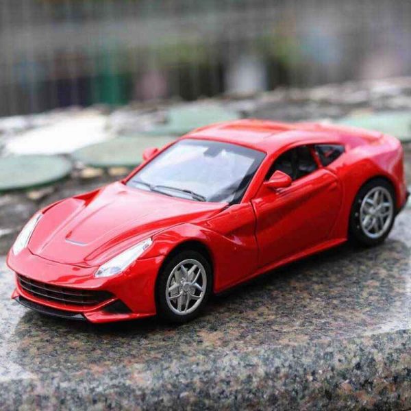 132 Ferrari F12 Diecast Model Cars Pull Back Light Sound Toy Gifts For Kids 295006425778 3