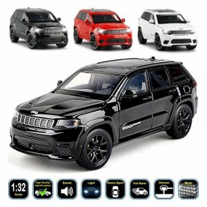 1:32 Jeep Grand Cherokee Trackhawk & SRT Diecast Model Car & Toy Gifts For Kids